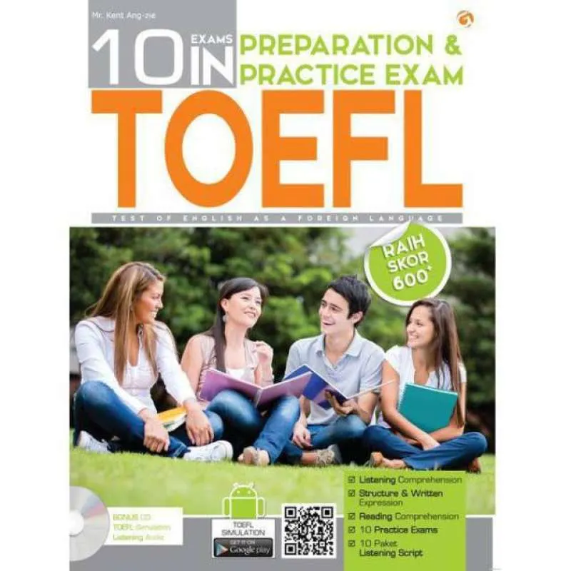 10 in 1 Preparation & Practice Exam TOEFL – Buku Persiapan TOEFL Lengkap dengan 10 Paket Soal dan Pembahasan