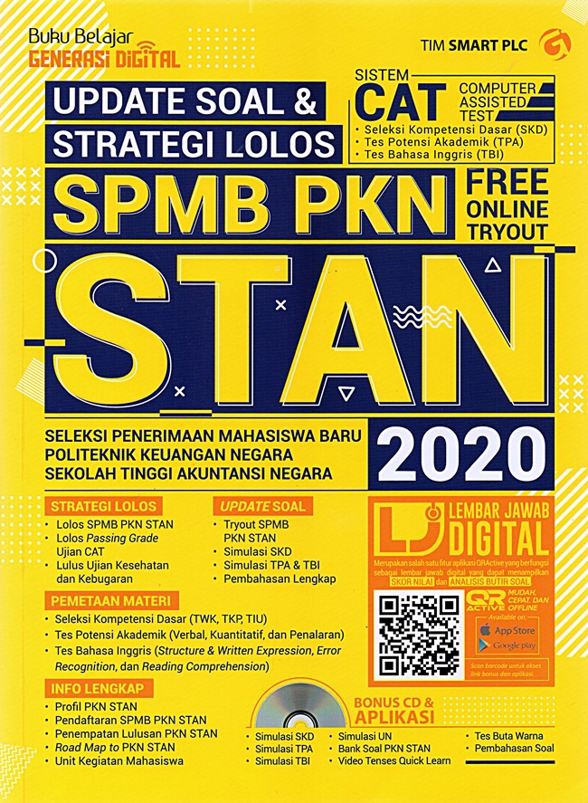 Buku SPMB PKN STAN 2020 – Update Soal & Strategi Lolos PKN STAN Sistem CAT