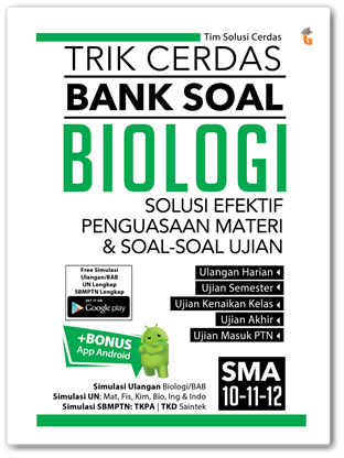 TRIK CERDAS BANK SOAL BIOLOGI SMA Kelas 10, 11, 12 | Solusi Efektif Penguasaan Materi, Latihan Soal, UTBK & Ujian Sekolah