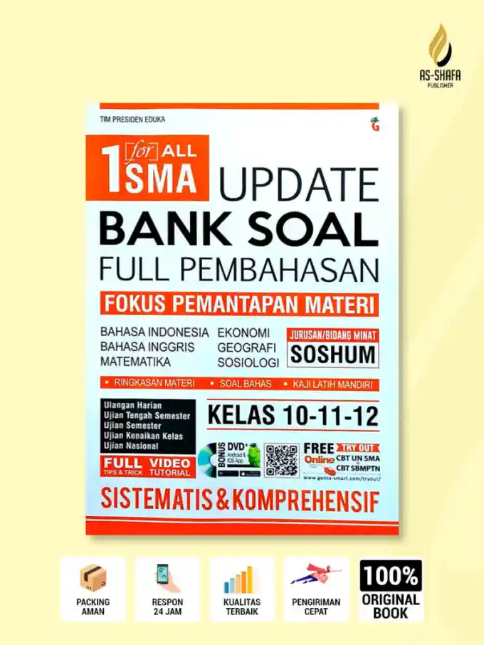 1 for All SMA Update Bank Soal Full Pembahasan Soshum Kelas 10-11-12