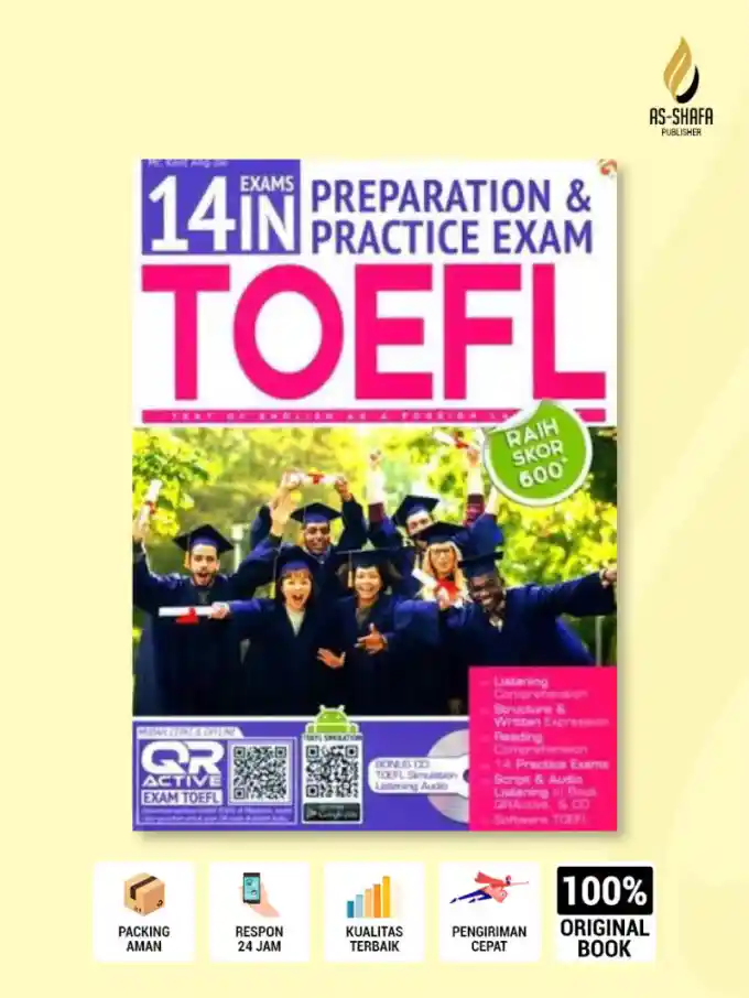 14 Paket Persiapan & Latihan Ujian TOEFL – Raih Skor 600