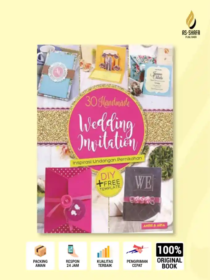 30 Handmade Wedding Invitation: Inspirasi Undangan Pernikahan DIY Elegan & Kreatif + Template Gratis