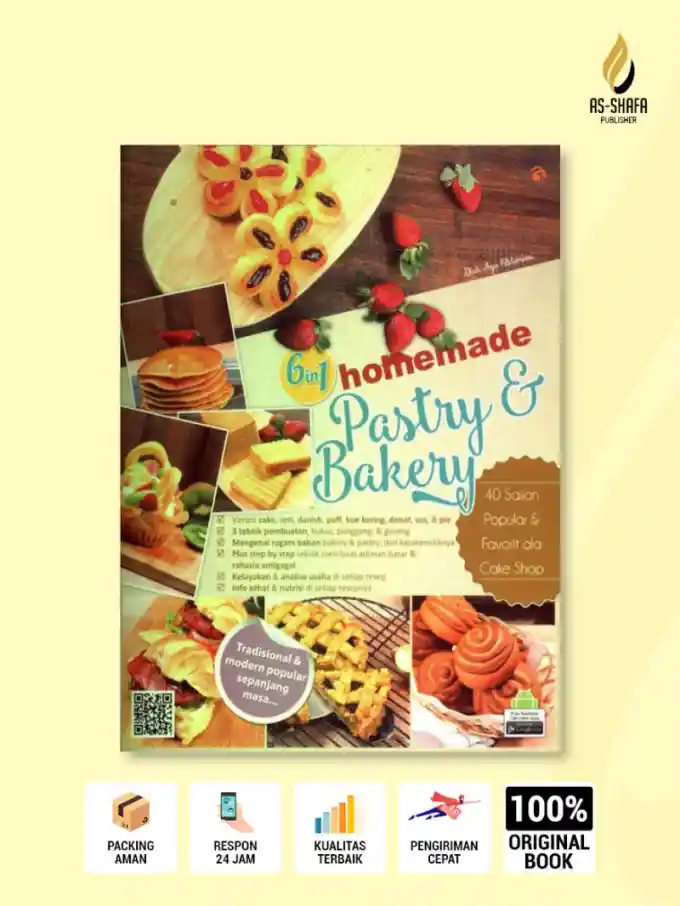 Buku 6 in 1 Homemade Pastry & Bakery: 40 Sajian Favorit Ala Cake Shop untuk Pemula dan Bisnis Rumahan karya DIAH AYU OKTAVIANI - Kesehatan & Gaya Hidup