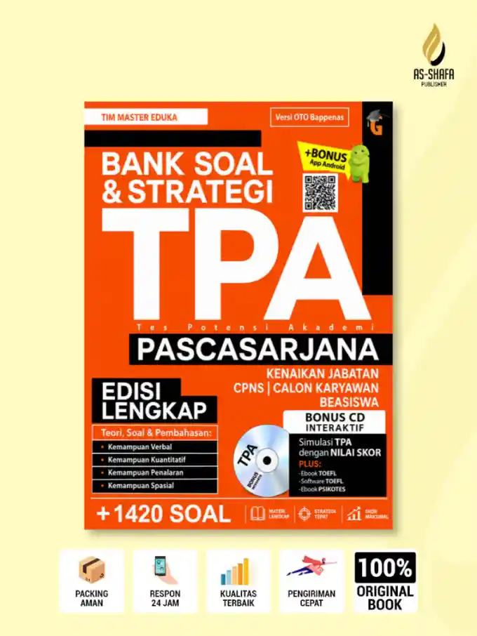Bank Soal & Strategi TPA Pascasarjana – Edisi Lengkap Versi OTO BAPPENAS