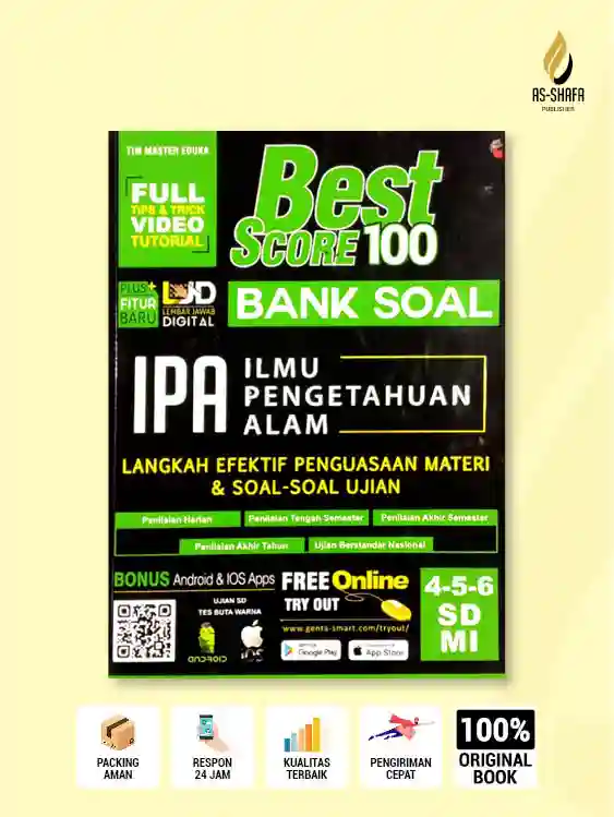Best Score 100 – Bank Soal IPA SD/MI Kelas 4, 5, 6