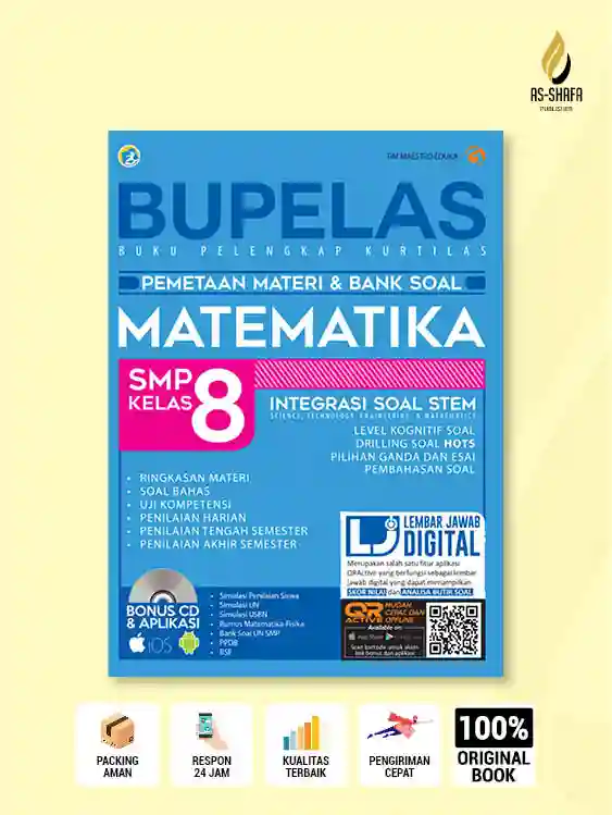 Buku BUKU BUPELAS MATEMATIKA SMP KELAS 8 | PEMETAAN MATERI & BANK SOAL karya TIM MAESTRO EDUKA - Kurikulum & Pembelajaran