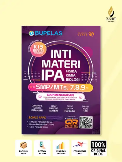Buku Inti Materi IPA SMP/MTs Kelas 7, 8, 9 – Fisika, Kimia, Biologi
