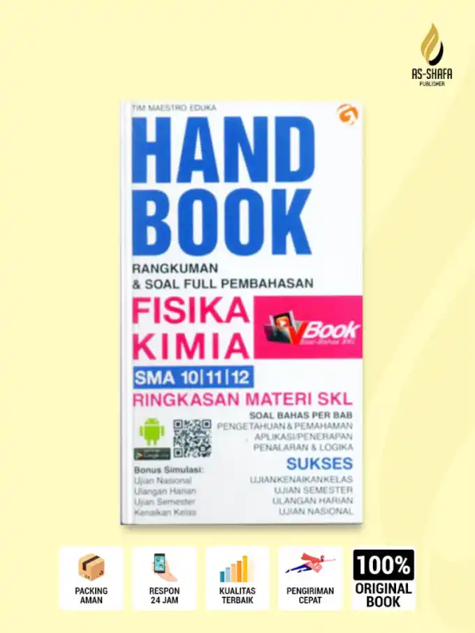 Handbook Fisika & Kimia SMA 10, 11, 12: Rangkuman Materi, Soal Lengkap, dan Full Pembahasan