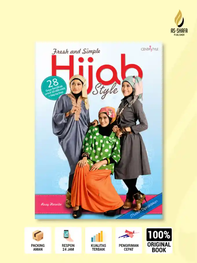 Cover of Hijab Style: 28 Gaya Berjilbab untuk Sehari-hari + Step by Step