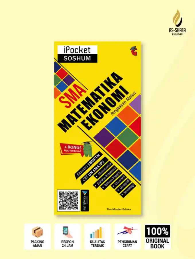 iPocket SOSHUM SMA Tematik Matematika Ekonomi: Ringkasan Materi & Latihan Soal SMA IPS, UTBK, SNBT