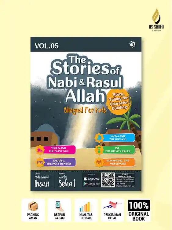 Kisah 25 Nabi & Rasul Allah Seri 5 (Bilingual) untuk Anak