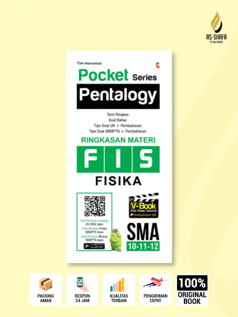 Pocket Pentalogy Series Ringkasan Materi FISIKA SMA: Teori Lengkap, Soal & Pembahasan untuk UTBK SNBT