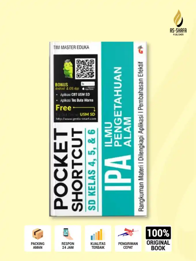 Cover of Pocket Shortcut IPA SD Kelas 4, 5 &amp; 6 – Ringkasan Materi dan Pembahasan Efektif