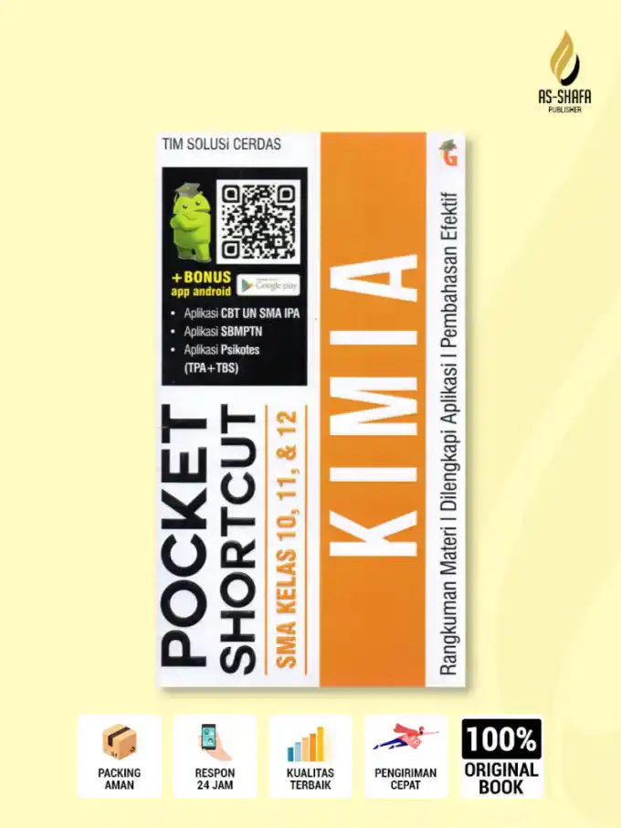 Pocket Shortcut Kimia SMA Kelas 10, 11, & 12 – Ringkasan Materi dan Pembahasan Efektif