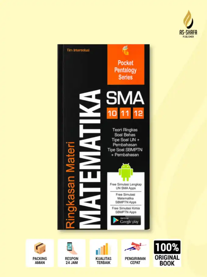 Ringkasan Materi Matematika SMA Kelas 10, 11 & 12 | Pocket Pentalogy Series