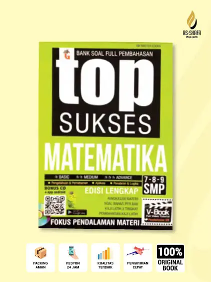 Top Sukses Bank Soal Matematika SMP Kelas 7–8–9 Edisi Lengkap Full Pembahasan