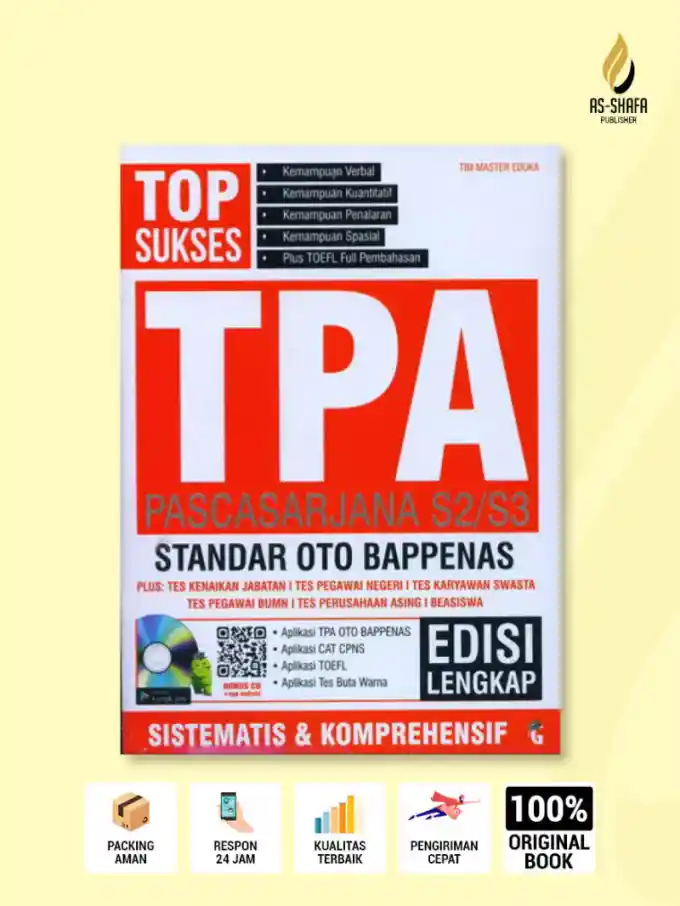 TOP Sukses TPA Pascasarjana S2/S3 Standar OTO BAPPENAS – Edisi Lengkap